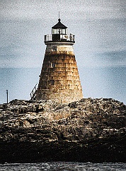 Saddleback Ledge Light -Gritty Look